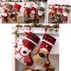 Cute Santa Claus Snowman Elk Socks Shaped Pendant For Holiday Decor