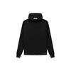Fear of God Essentials Sudadera Relajada Otoño SS22 Con Logo de Letras en la Espalda y Forro Polar Sudadera Unisex Negra FOG-SS22-334