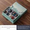 Thousand Li Mountains & Rivers Kung Fu Tea Set Gift Box - Cultural Souvenir with Custom Logo