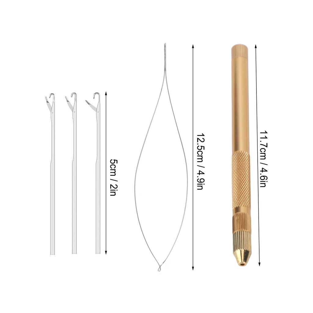 Hair Extension Tools Alloy Thrder Pulling Hook   for Professional Hair Styling Accessory
