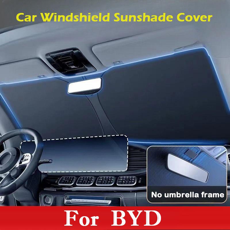 For BYD Song Han Yuan Tang Qin KING Seagull Dolphin Car Windshield Sunshade Cover Front Windo Interior Accessories UV Protection
