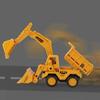ABS Engineering Car Toy Yellow Dump Truck Model Toy Children Excavator Toy  Birthday Gift
