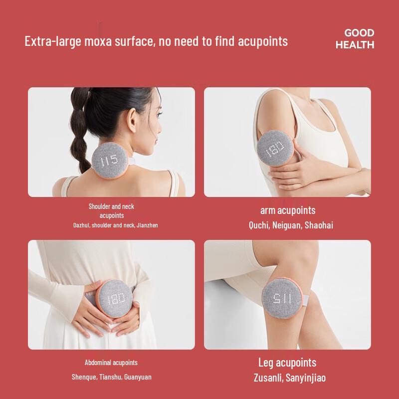 Zuodian Smart Smokeless Portable Moxibustion Device (Xiao Ai 3rd Gen) CN Plug (adapter Included)