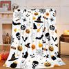 Red Mushroom Printed Blanket for Sofa Bed Travel Camping Living Room Office Conditioning Blanket for All Seasons Gifts