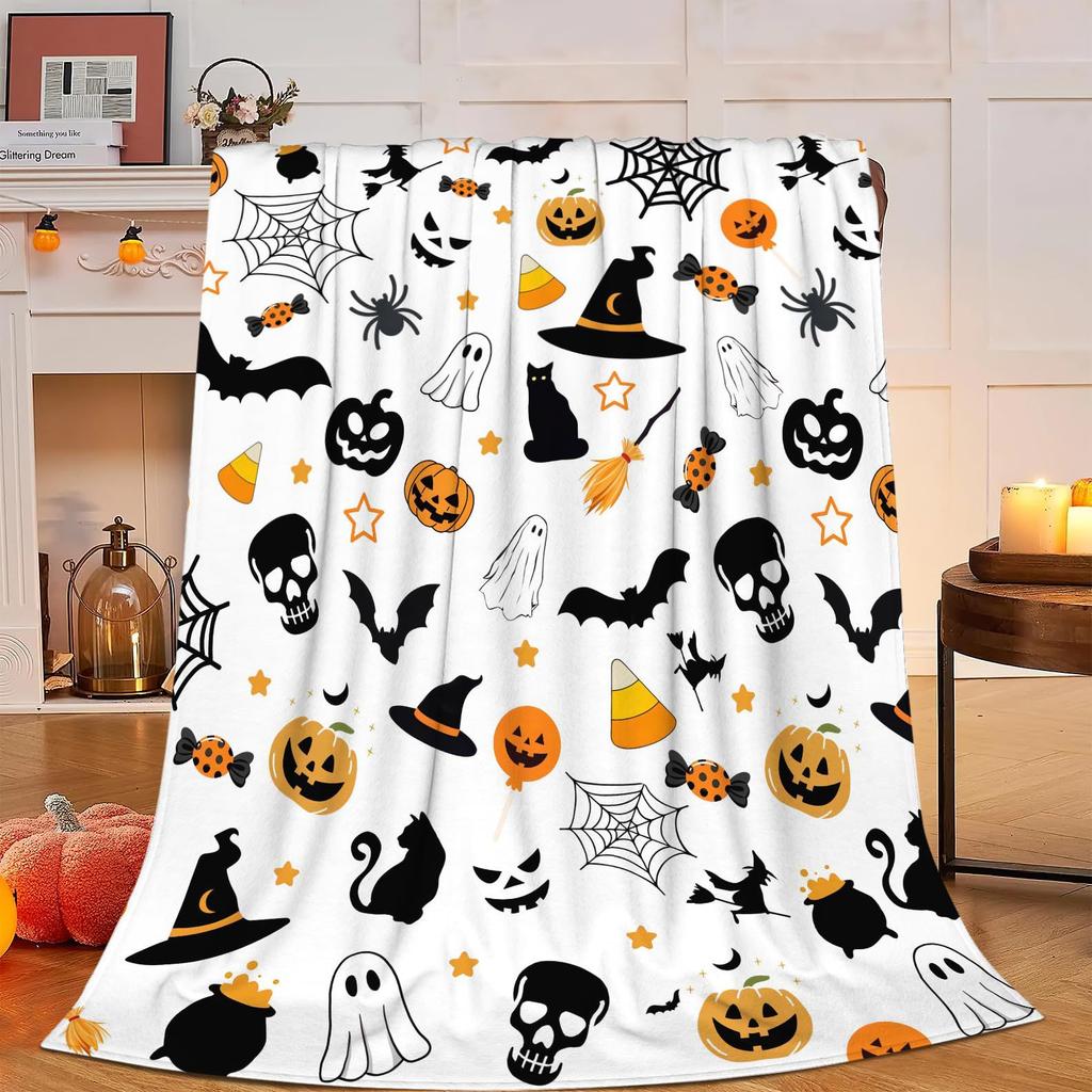 Red Mushroom Printed Blanket for Sofa Bed Travel Camping Living Room Office Conditioning Blanket for All Seasons Gifts
