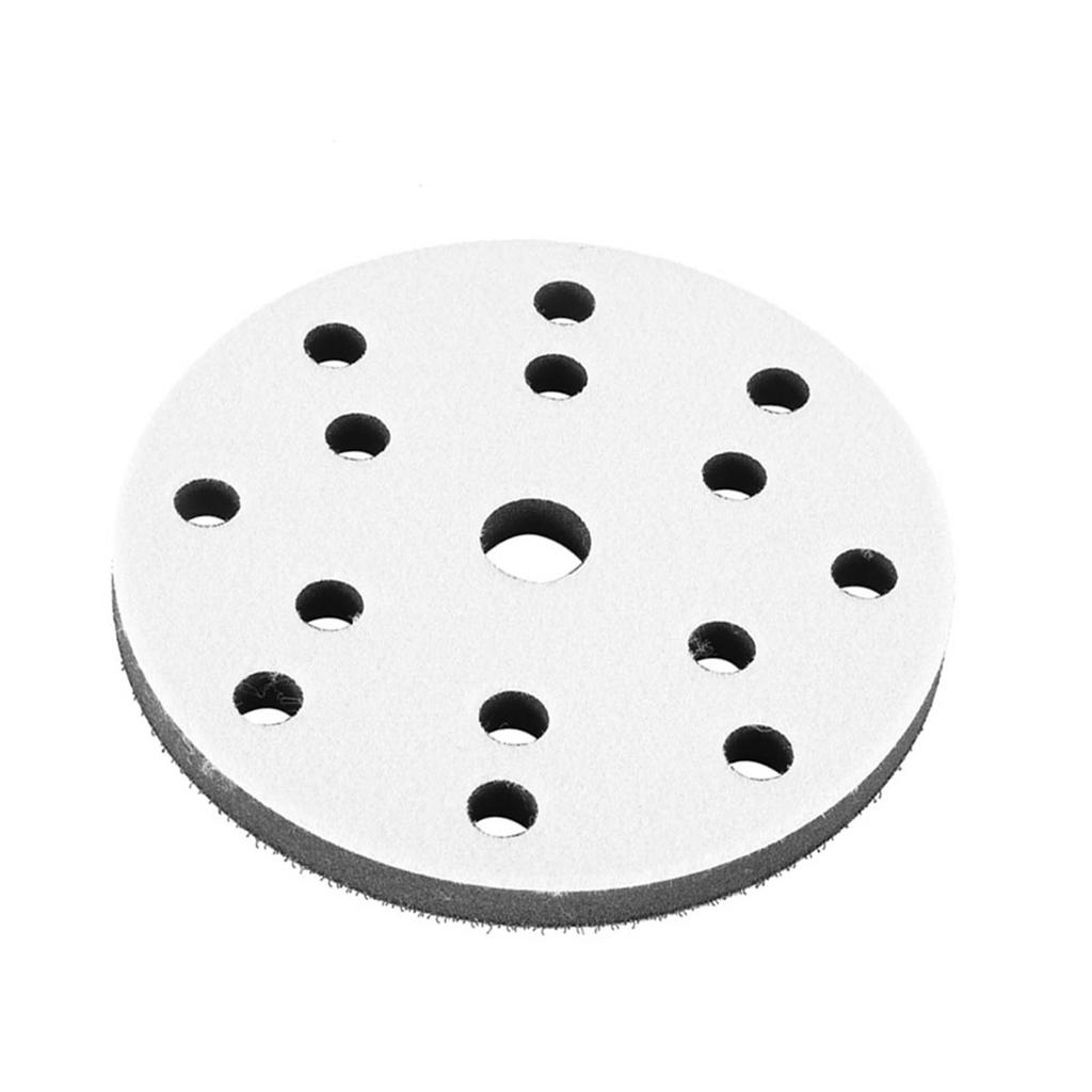 150mm Diameter Soft Buffer Sponge Interface Cushion Pad for Sanding Pads (17 Holes)