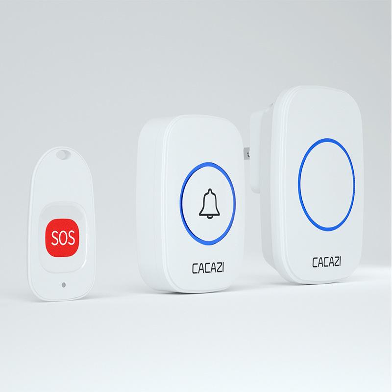 Wireless Long-Distance Emergency Call Button for Elderly Support.