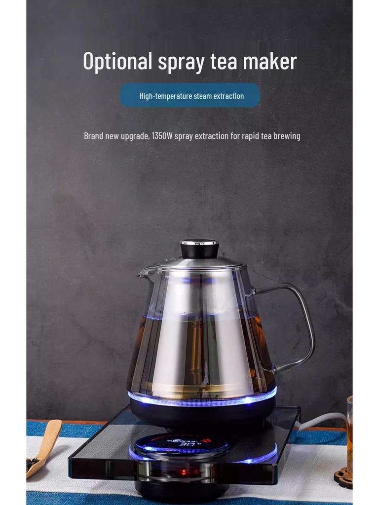 Chytrá skleněná elektrická konvice: Plně automatický bojler na horkou vodu se spodním plněním a speciální izolací pro přípravu čaje.