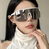 Comfortable Durable High Quality High End Designer Style Retro Edgy Punk Oversized Female For Both Male Sun Glasses