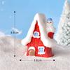 Christmas Decoration Santa Claus Snowman Figurine Fairy Christmas Miniatures Figurines Christmas Gifts DIY Home Decoration