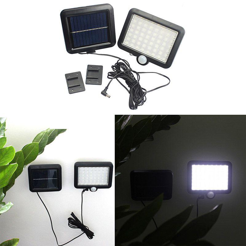 Elegant And Durable 56 Led Solar Security Flood Light For Gardens And Garages