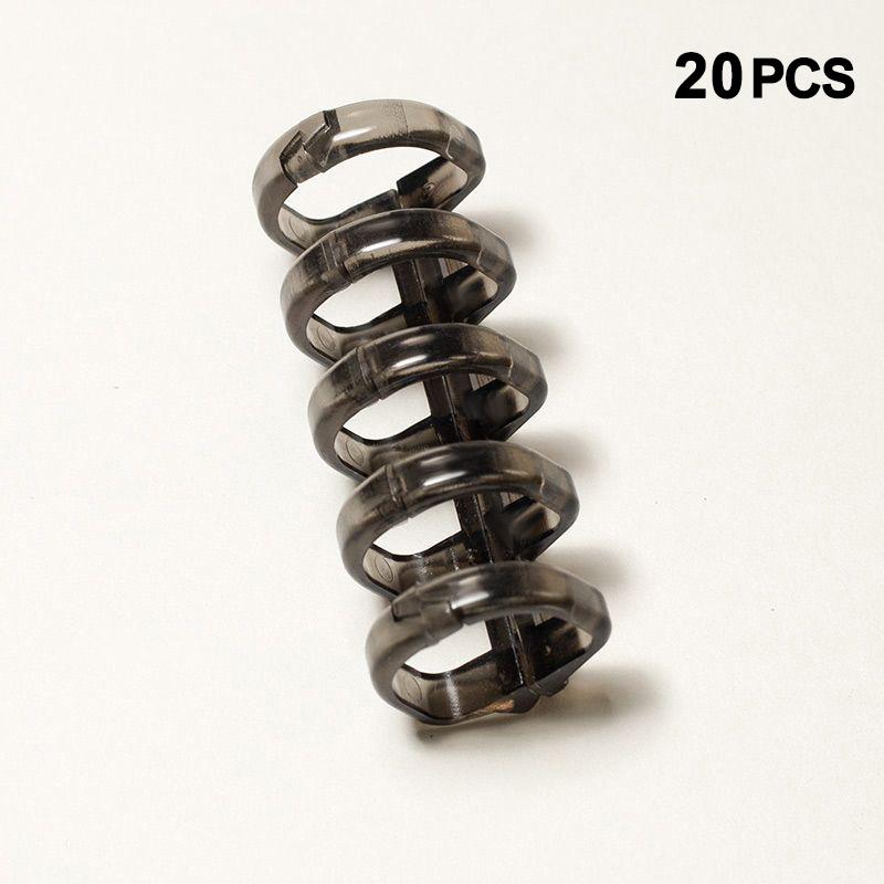 20 Stück Binder Schnalle Loseblatt Buch Zubehör Bindering Schnalle 5 Löcher Nicht Unbequem Selbstgemacht DIY Locher Loseblatt