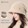 JIUMU Women's Winter Wool Knitted Beanie Hat