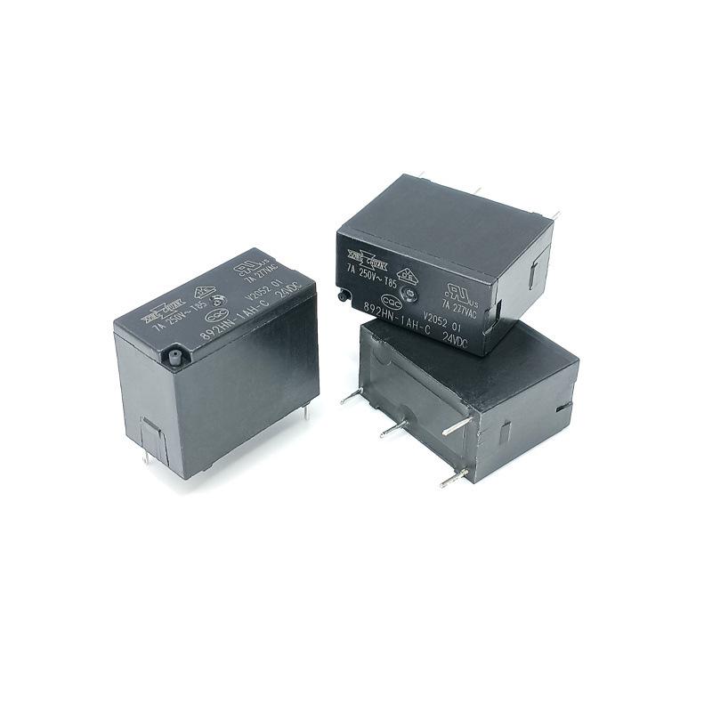 Original Songchuan 892HN-1AH-C 24VDC Relay, Normally Open, 4 Pins, 7A, Solder Paste Type, In Stock.