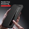 Samsung S26 Ultra Leather Phone Case with Smart Sleep Window and Full Coverage Anti-fall Protection