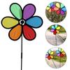 Wind Spinner Flower Windmill 1pc Colorful Fabric Windmill