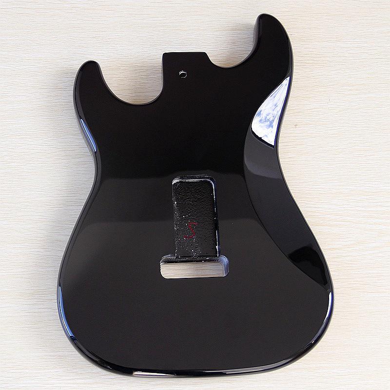 Green-White Gradient Glossy Electric Guitar Body - Musical Instrument DIY Accessory