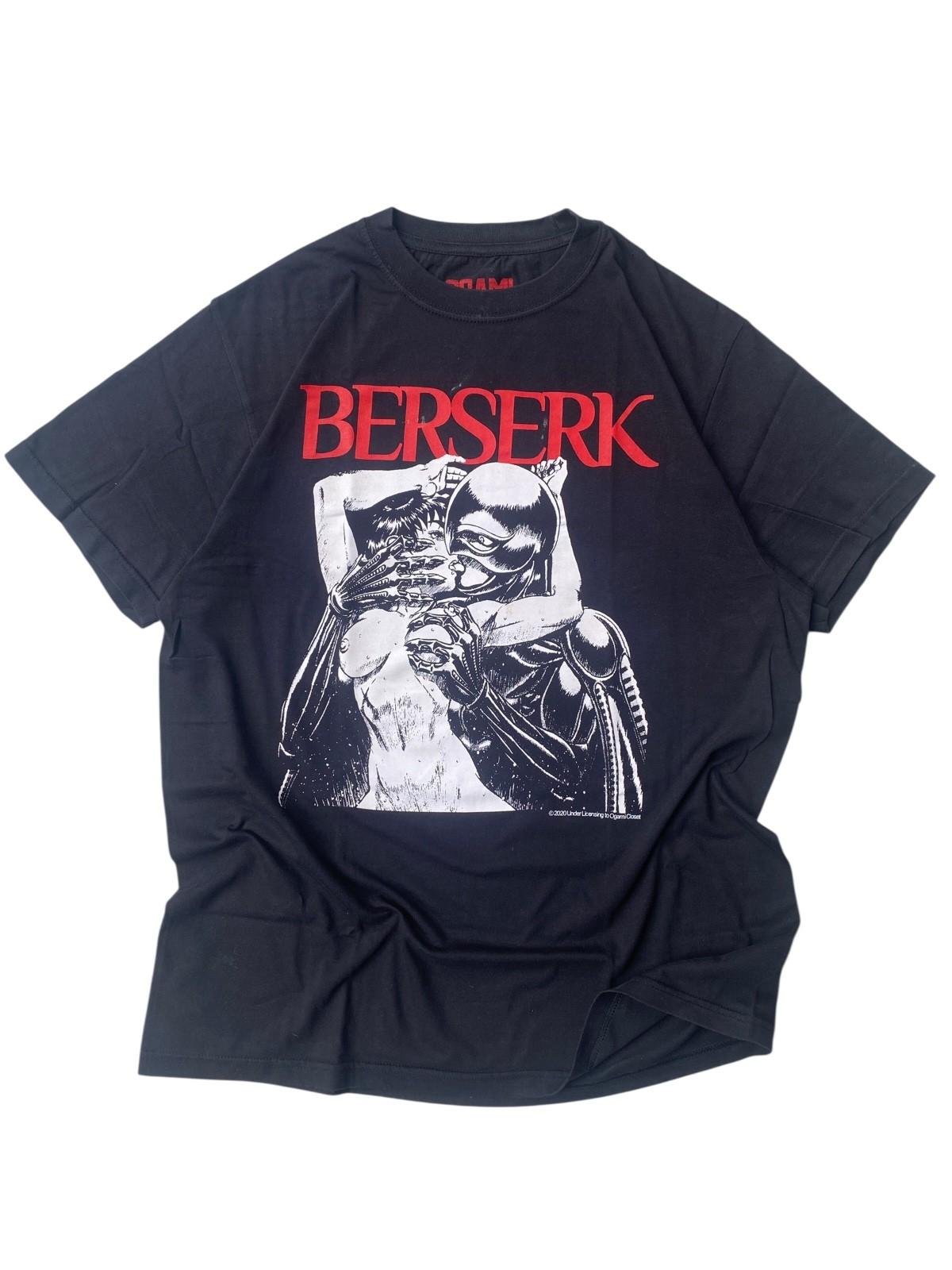 Limited Berserk Oogami Bootleg T Shirt XL Double Sided Anime Rare Black XL