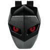 Motorradrucksack mit LED-Programmierbildschirm Kohlefasertextur Wasserdicht Hartschale Helm