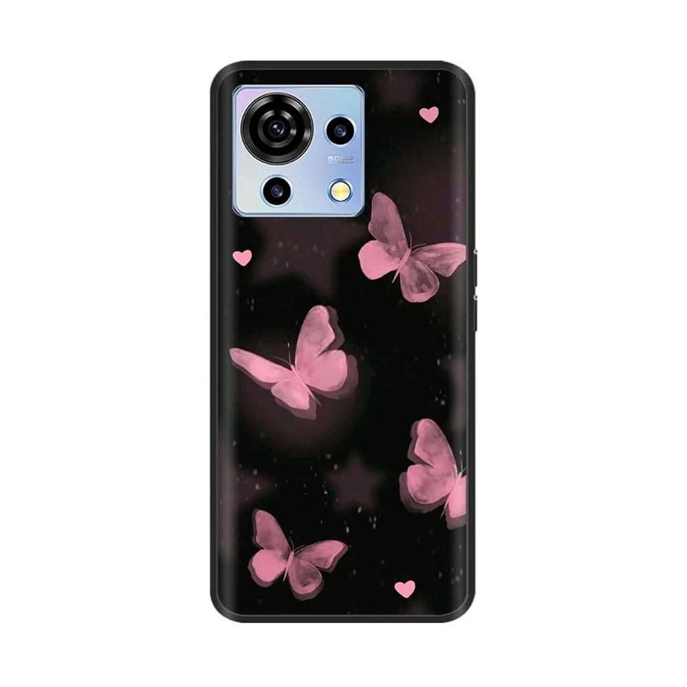Custodia per ZTE Blade V50 Vita in Silicone Liquido Protezione Completa Copri Telefono per ZTE Blade V50 Vita V50Vita Nuovo Design Retro Morbido