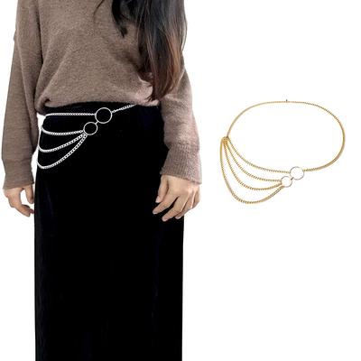Madam fashion wild waist show//Simple belt