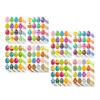 512Pcs Eggs Sticker for Kid Adult Wrapping Sticker Festival Party Decoration Sticker for Seal Envelope Card Packaging