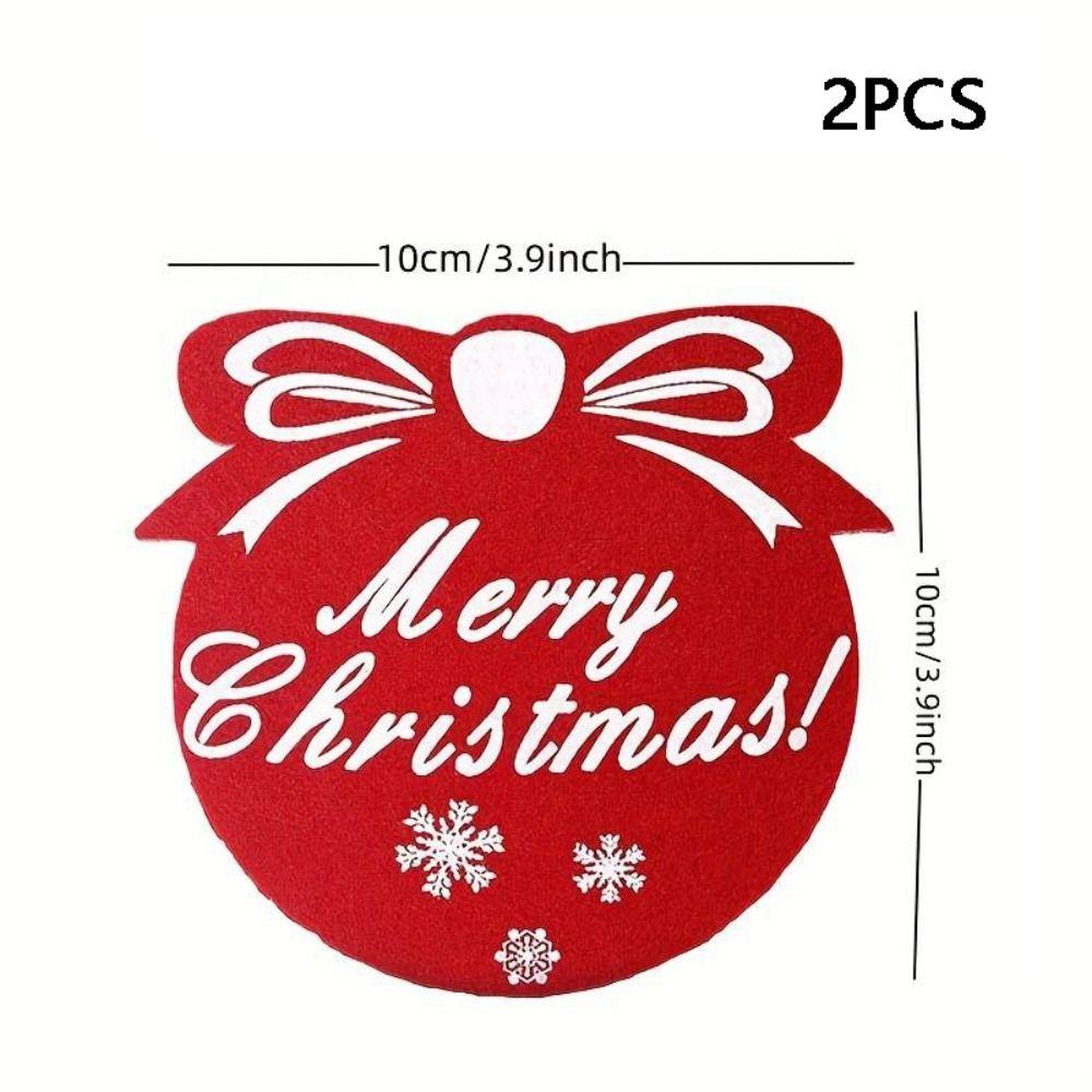 2PCS Absorbent Placemats Heat Insulation Coasters Table Accessories Cup Mat  Gifts