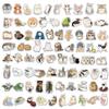 77Pcs Cartoon Cat Stickers Animal Phone Cases Laptop Suitcases Water Cups Waterproof Decals