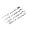 30SET Tail Chain Handmade Extension Chain with Lobster Clasp and Droplets Tone Extended Connector For DIY Jewelry Making