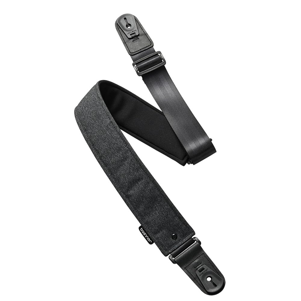 

basiner ACME Guitar Charcoal Gray Strap-VITALGRIP ACME-ST-CG