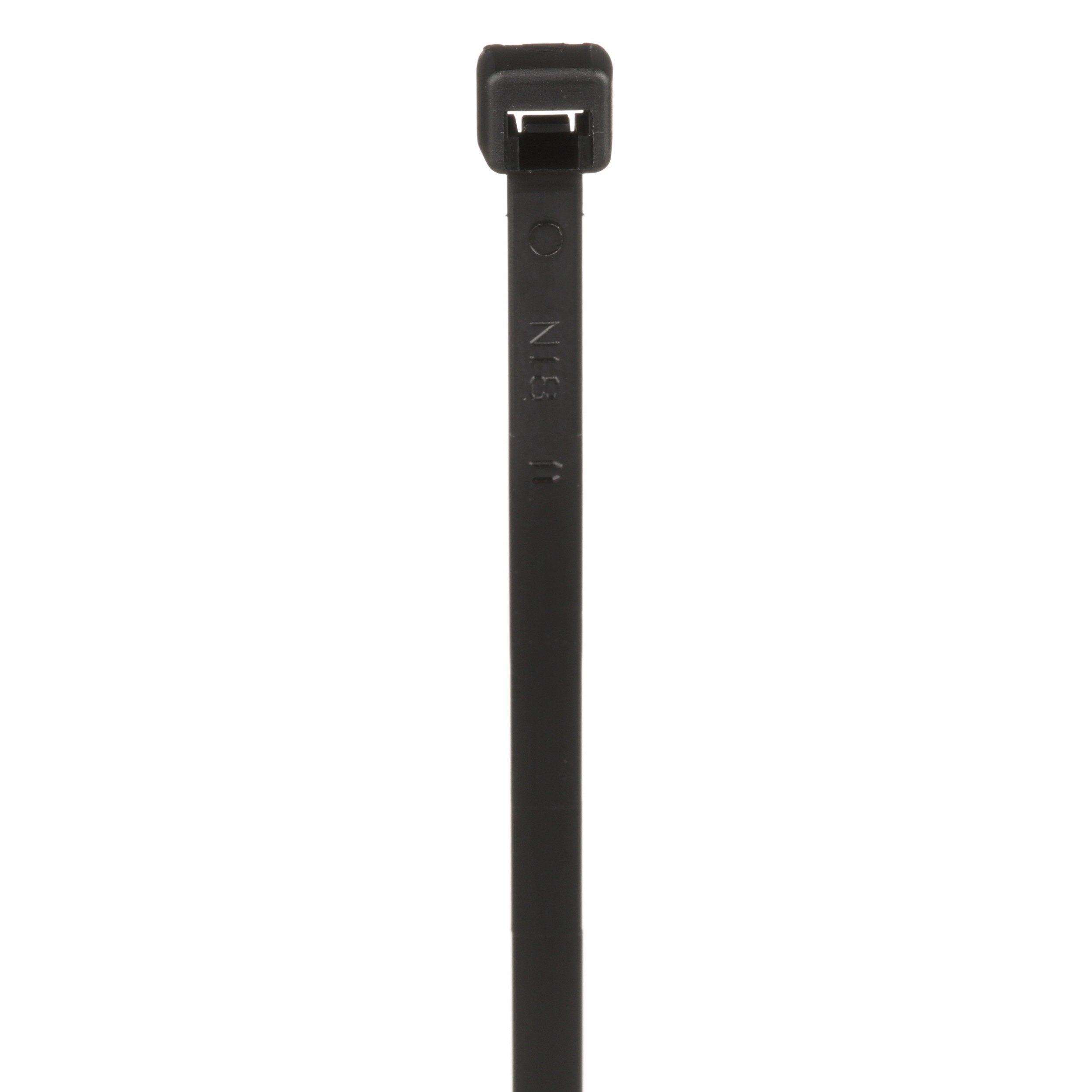 

Panduit PLT2I-M0 Cable Tie, Intermediate, Weather Resistant Nylon 6.6, 8.0-Inch Length, Black (1,000-Pack)