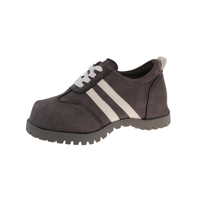 Suede flats women's new spring women's shoes versatile sports and leisure board shoes