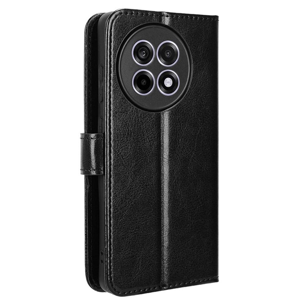 Leather Case for OnePlus 13R 5G/Ace 5 5G/Ace 5 Pro 5G Crazy Horse Texture Phone Wallet Cover