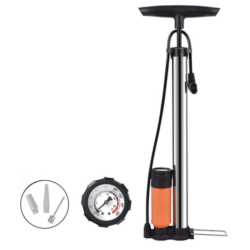 

Велосипедный насос Портативный, шариковый насос Надувной велосипедный напольный насос с буфером высокого давления Самый простой в использовании клапан велосипедного насоса 1pc