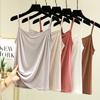 Niche tube top sling vest summer thin inner sleeveless women's clothing large size outer wear thin top women