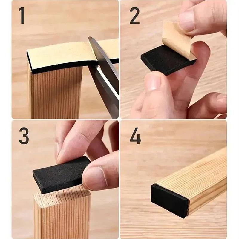 Pattino Protettivo Autoadesivo per Gambe di Mobili Antiscivolo Tappetino Silenzioso Protezione Pavimento Resistente all'Usura Tavolo Sedia Gamba Appiccicoso