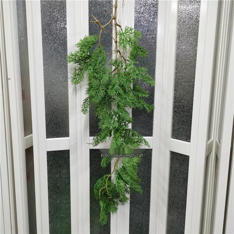 Artificial Spider Plant & Fern Hanging Decor - Trailing Green Vines for Wall & Ceiling