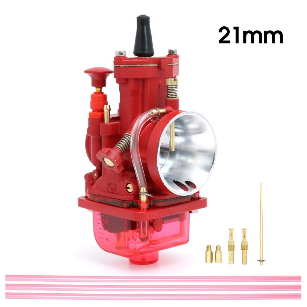 Alconstar-21 24 26 28 30 32 34mm RED/BLACK Motorcycle Racing  carburetor For 2T 4T Mikuni PWK carb For OKO 2T 4T Motorcycle Carb