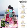 Love Tennis Personalized Text Blanket Cozy Personalized Blanket Soft & Cozy Suitable for Sofa Livingroom Bedding Office for All Occasions