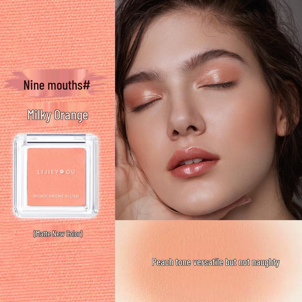 Monochrome Blush & Highlight Cream – Purple, Blue, Peach Matte
