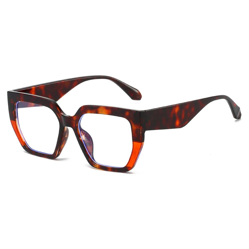 2025 New Arrival Concave Frame Square Sunglasses with Contrast Color Oversized Retro Chic for Unisex with UV400 Lenses