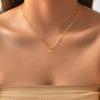 Titanium Steel Cherry Clavicle Hypoallergenic Necklace