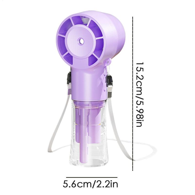 Handheld Personal Mister Rechargeable Mist Fan Reusable Air Cooler Portable Hot Weather Accessories For Daily Use Outdoor