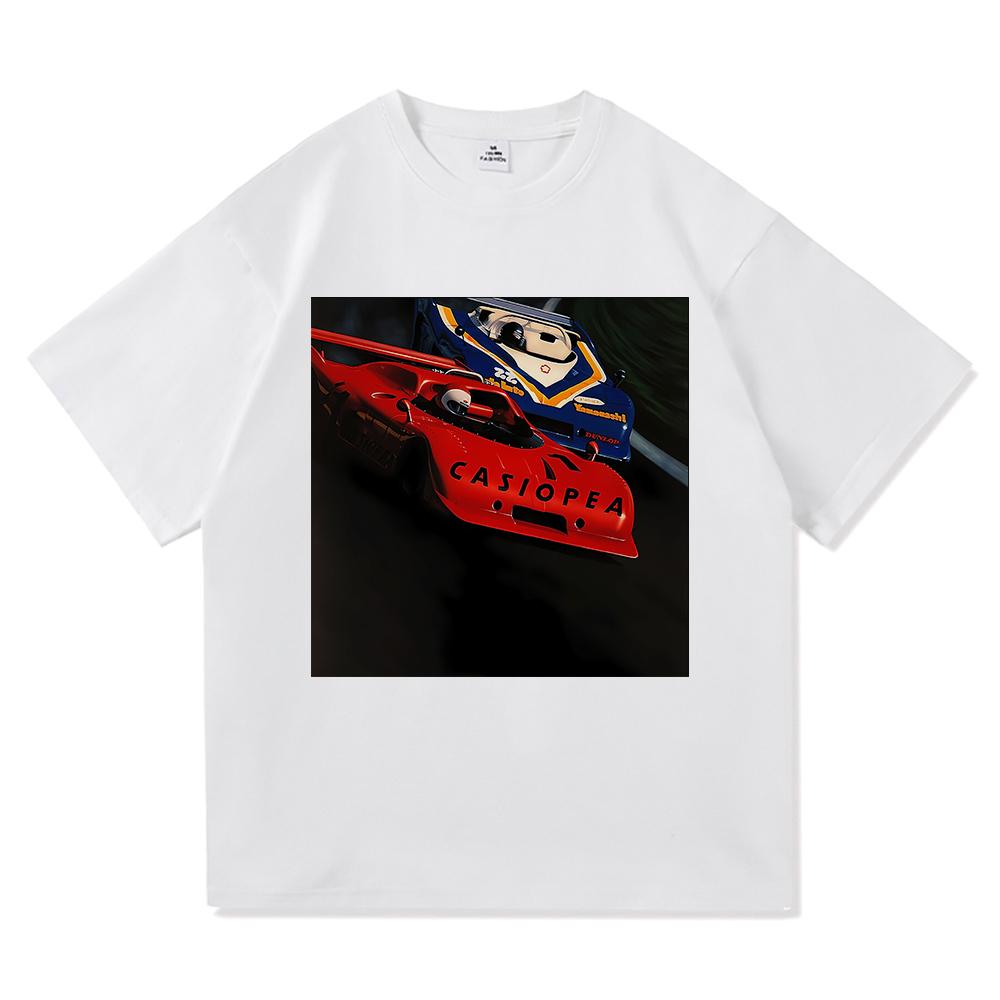 

Японская джазовая футболка Mint Jams Casiopea Ретро Мода Мужская/женская Одежда Харадзюку Высококачественная Одежда Винтажные хлопковые футболки 4XL