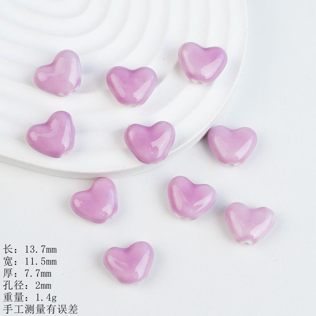 Love beads loose beads accessories ceramic bracelets handmade DIY material manufacturers