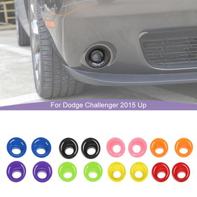  ABS Front Nebel Licht Lampe Dekoration Abdeckung Aufkleber Fit Für Dodge Challenge 2015 Up Auto Außen Ornament Zubehör