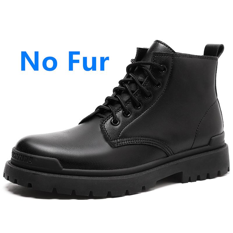 Newest Men Leather Boots Winter Shoes Men Cowhide Motorcycle Designer Outdoors Ankle Boots For Man Military Tactical Big Size 38-47