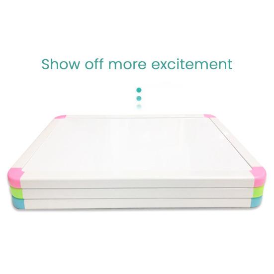 Dry Erase Magnetic White Board 8" X 12" Double-Sided Desktop Whiteboard with Stand Portable Small Whiteboard for Home Office School Drawing