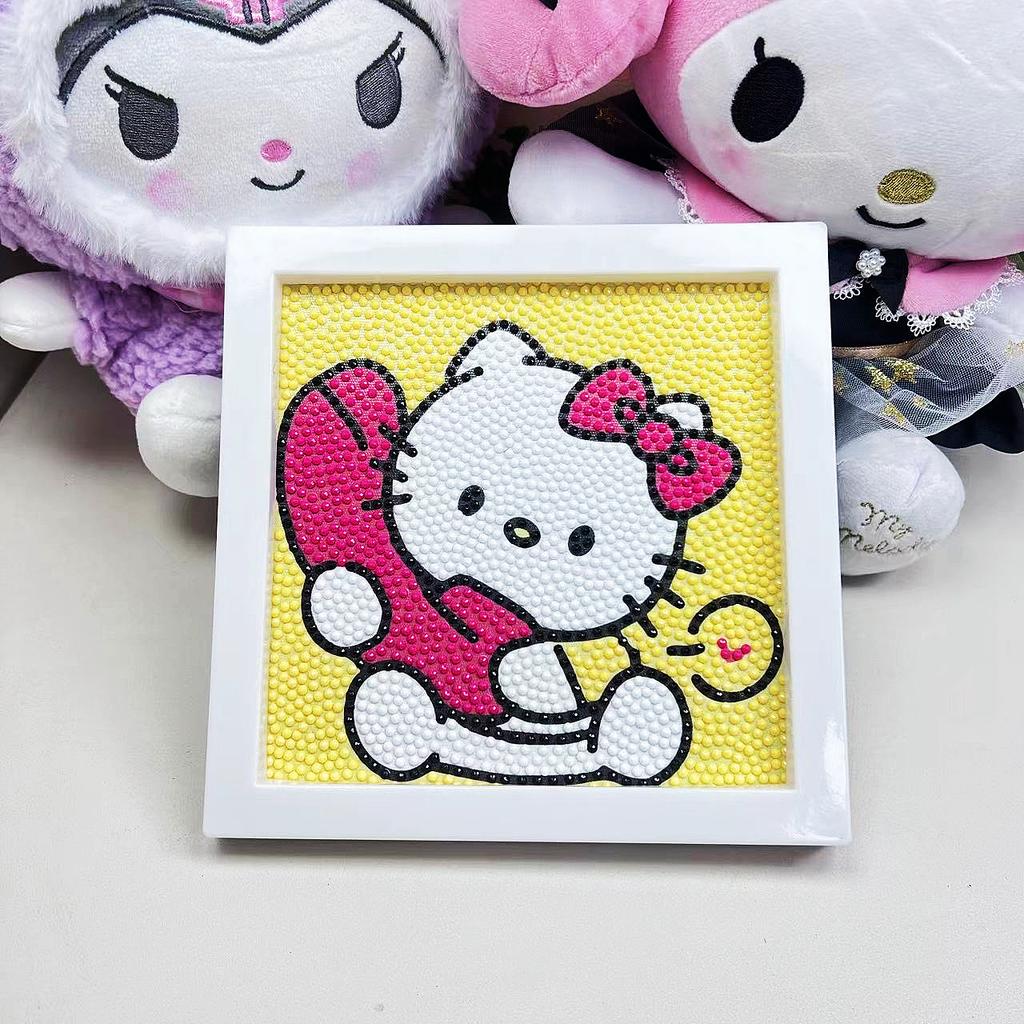Free Shipping/Cartoon Diamond Painting Children'S Gift Handmade Cross Stitch Framed Diy Bedroom Sticker