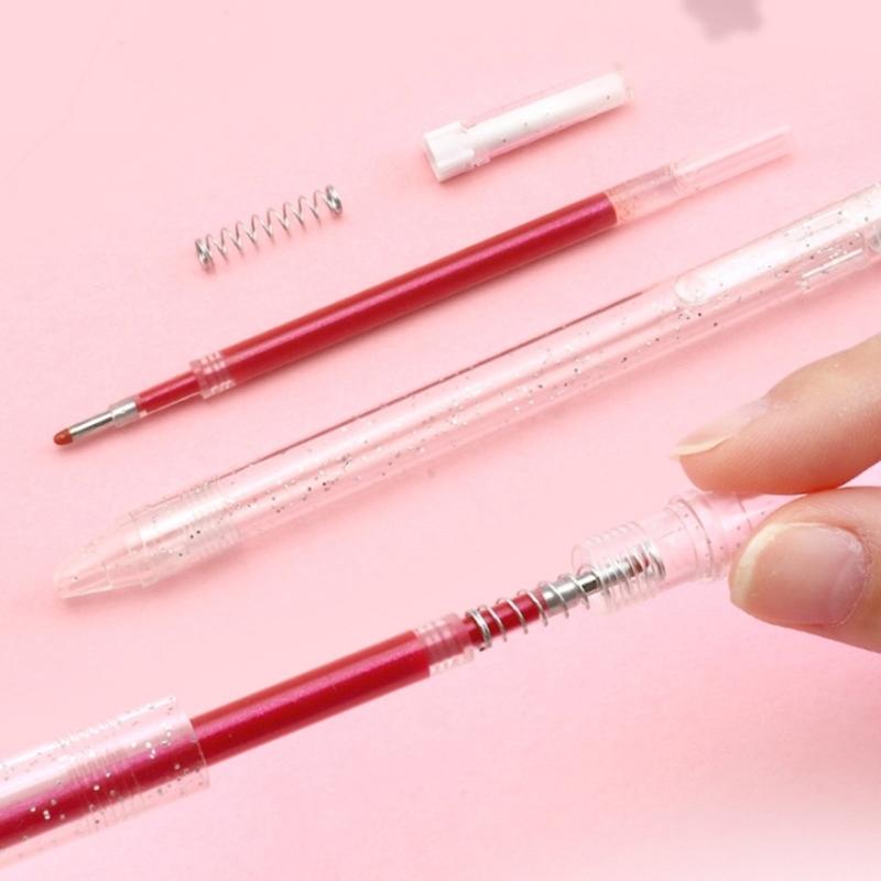 Sparkling Gel Inks Refill Cartridges 1.0MM Assorted Color For Journal Planner Scrapbooking Doodling Note Taking Drawing